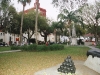 The plaza with the Confederate Memorial in the background - facing Cathedral Place